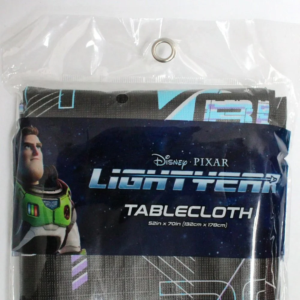 2 Disney Pixar Lightyear Themed Tablecloths 52 in x 70 in for Party Fun